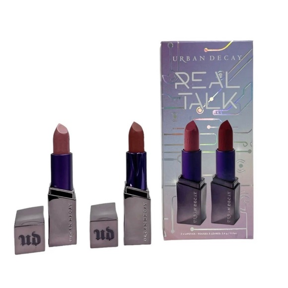 URBAN DECAY REAL TALK VICE LIPSTICK DUO - BACKTALK/CALLBACK - Picture 7 of 10